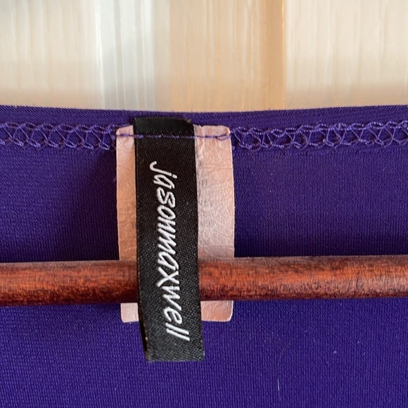 Purple short sleeved blouse - Picture 2 of 5